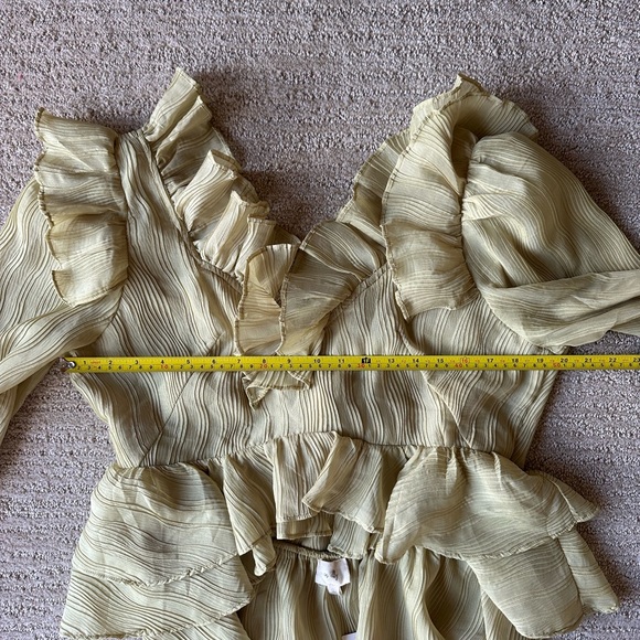 *SOLD* NWT Anthropologie En Elly V-Neck Ruffle Blouse - Picture 13 of 13